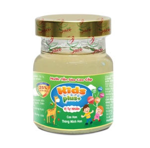 Yến sào cao cấp Saconest Kid’s Plus+ vị tự nhiên 25% Yến ( Lốc 6 lọ )