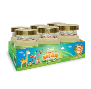 Yến sào cao cấp Saconest Kid’s Plus+ vị tự nhiên 25% Yến ( Lốc 6 lọ )