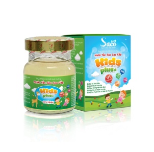 Nước Yến Sào Cao Cấp Saconest Kid's Plus 18% Yến Sào  lọ 70ml - Vị Tự Nhiên