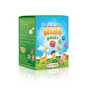 Nước Yến Sào Cao Cấp Saconest Kid's Plus 18% Yến Sào  lọ 70ml - Vị Tự Nhiên