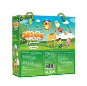 Nước Yến Sào Cao Cấp Saconest Kid's Plus Vị Tự Nhiên - 25% Yến Sào - Hộp 6 lọ, 70ml/lọ